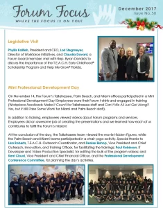 Forum Focus December 2017 – Issue No. 50-1