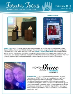 Forum Focus February 2018 – Issue No. 52-1