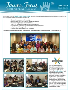 Forum Focus June 2017 – Issue No. 45-1